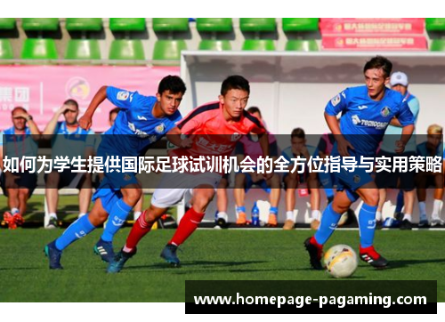 如何为学生提供国际足球试训机会的全方位指导与实用策略