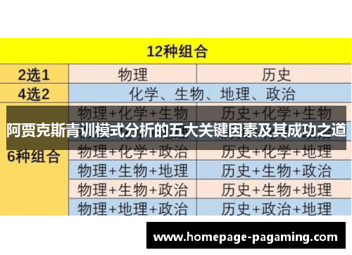 阿贾克斯青训模式分析的五大关键因素及其成功之道