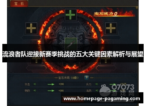 流浪者队迎接新赛季挑战的五大关键因素解析与展望